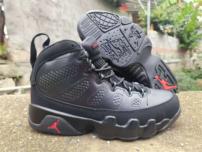 Men's Running weapon Air Jordan 9 Black Shoes 025